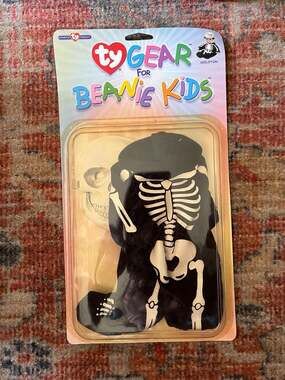 Ty Gear for Beanie Kids Skeleton Costume Outfit New in Package
